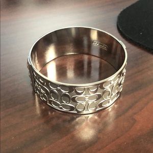 Silver Authentic Coach Bracelet